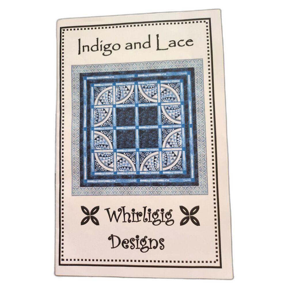 Indigo and Lace Quilt Pattern B11